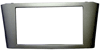 Переходная рамка 2DIN для автомобилей Toyota Avensis (серая) INCAR RTY-N12-G